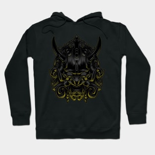 oni robot mask Hoodie